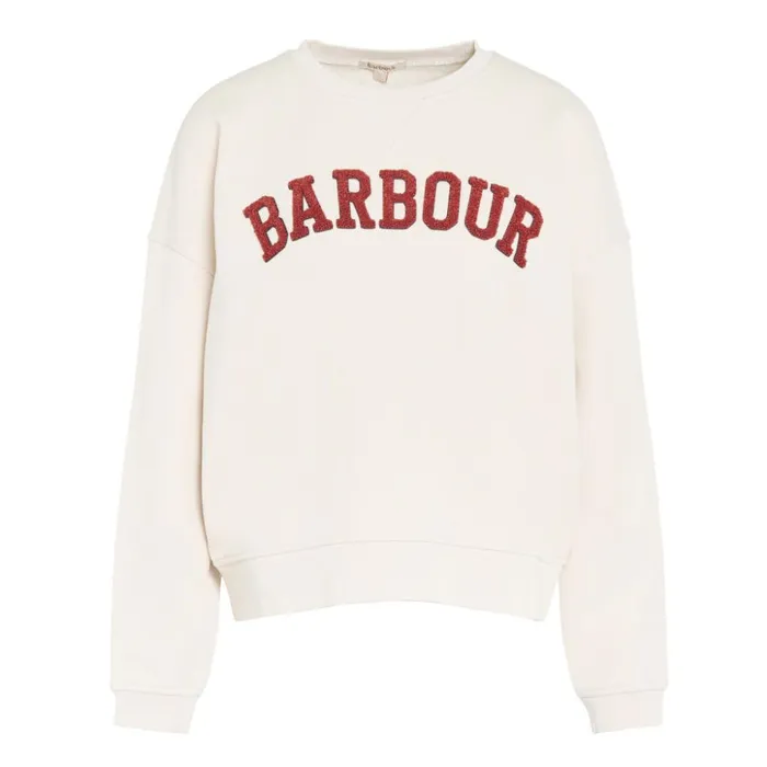 Sweatshirts Women Orvis Barbour Silverdale Overlayer Sweatshirt Calico
