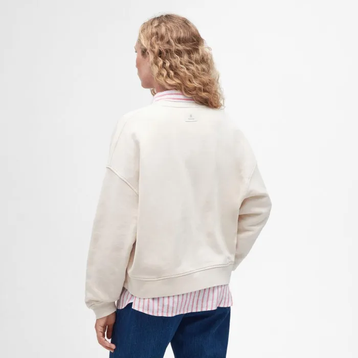 Sweatshirts Women Orvis Barbour Silverdale Overlayer Sweatshirt Calico