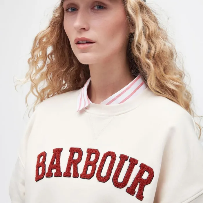 Sweatshirts Women Orvis Barbour Silverdale Overlayer Sweatshirt Calico