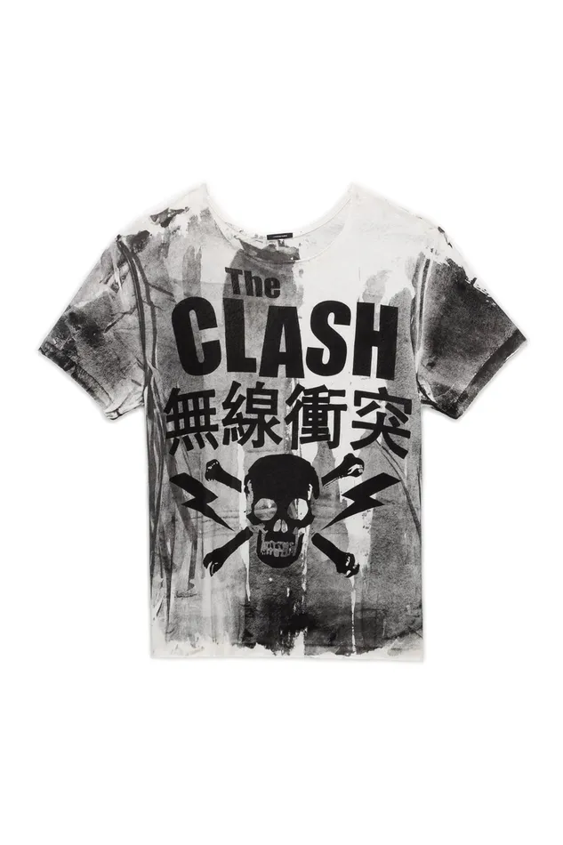 TShirts R13 Men Clash Rosie T 8211 Dirty White