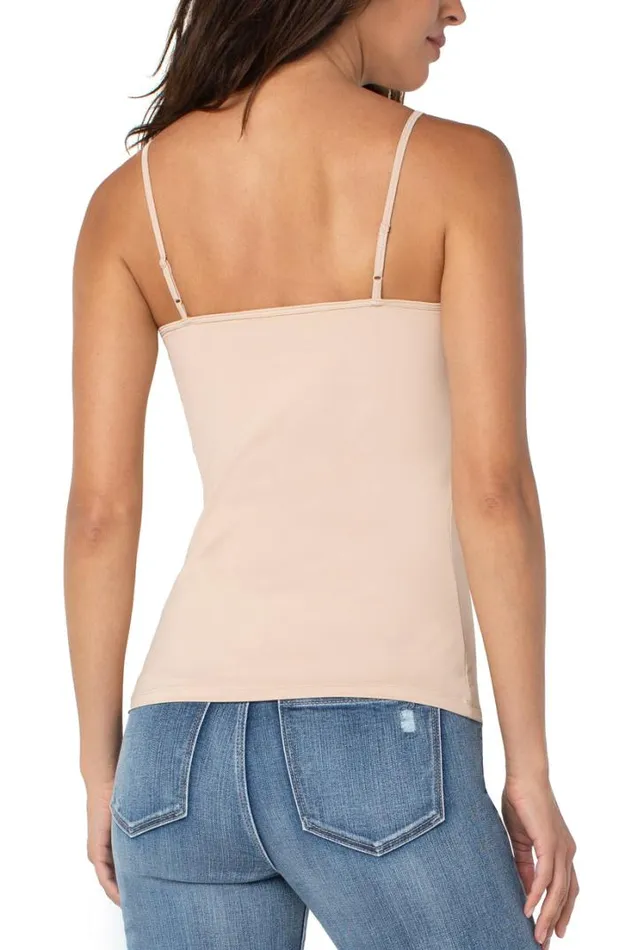 TSHIRTS Women Liverpool Los Angeles KNIT CAMISOLE TOP Nude