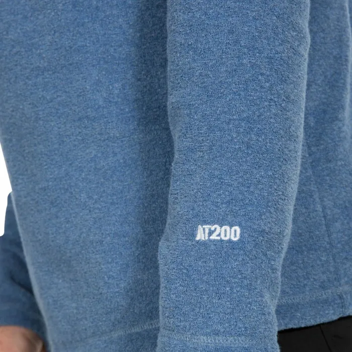 Tandle 12 Zip Fleece Indigo Marl Men Trespass Fleeces