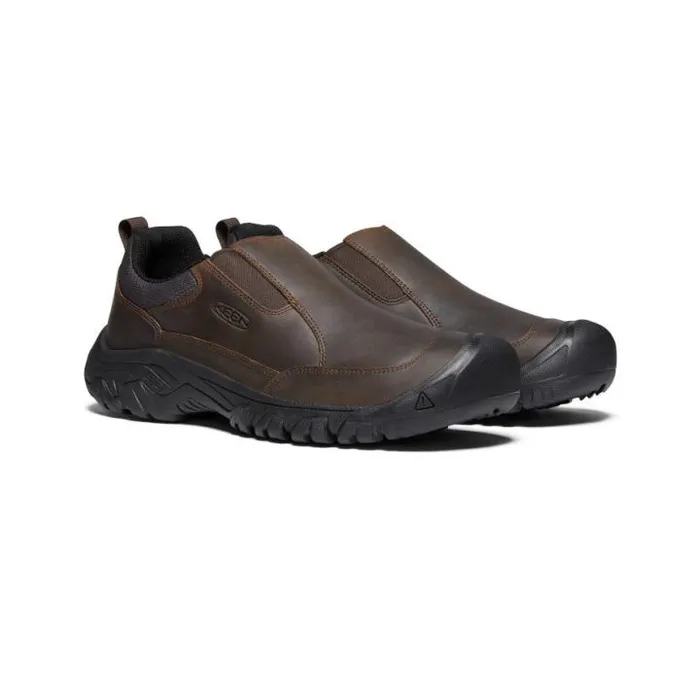 Targhee III SlipOn Wide Brown Leather Slipon Men KEEN SlipOns