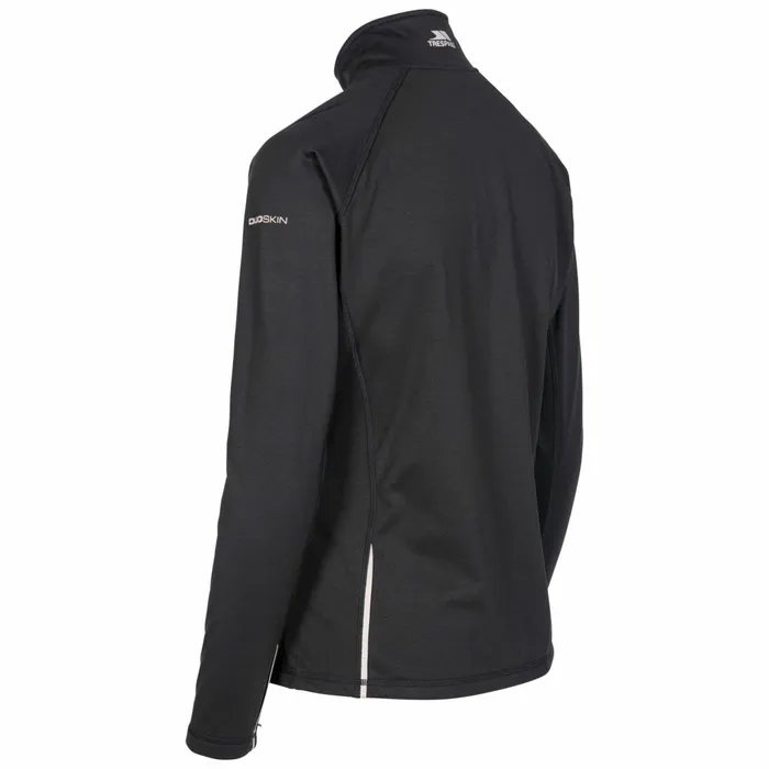 Teegan Active Jacket Black Women Trespass Gym and Sports Tops