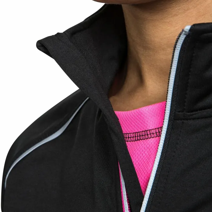Teegan Active Jacket Black Women Trespass Gym and Sports Tops