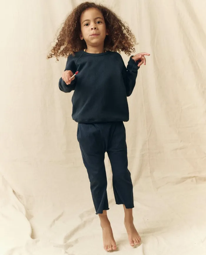 Tees and Sweats Kids The Great The Little College Sweatshirt Solid True Navy