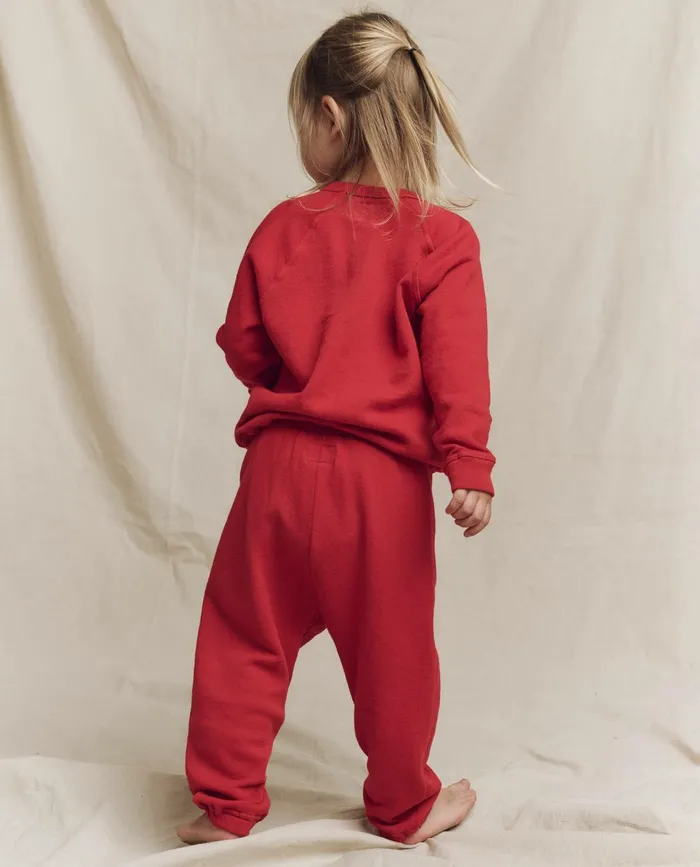 Tees and Sweats Kids The Great The Little Stadium Sweatpant Solid Campfire