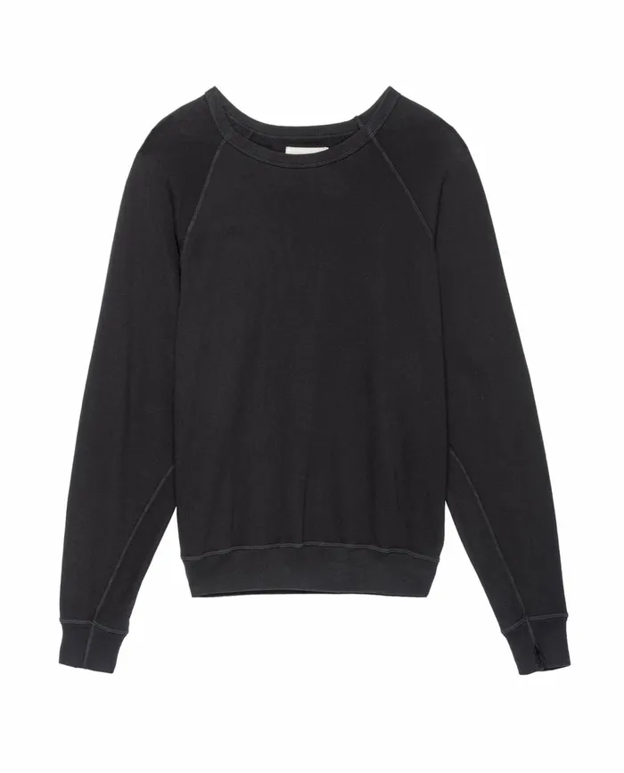 Tees and Sweats Men The Great The Men039s College Sweatshirt Almost Black