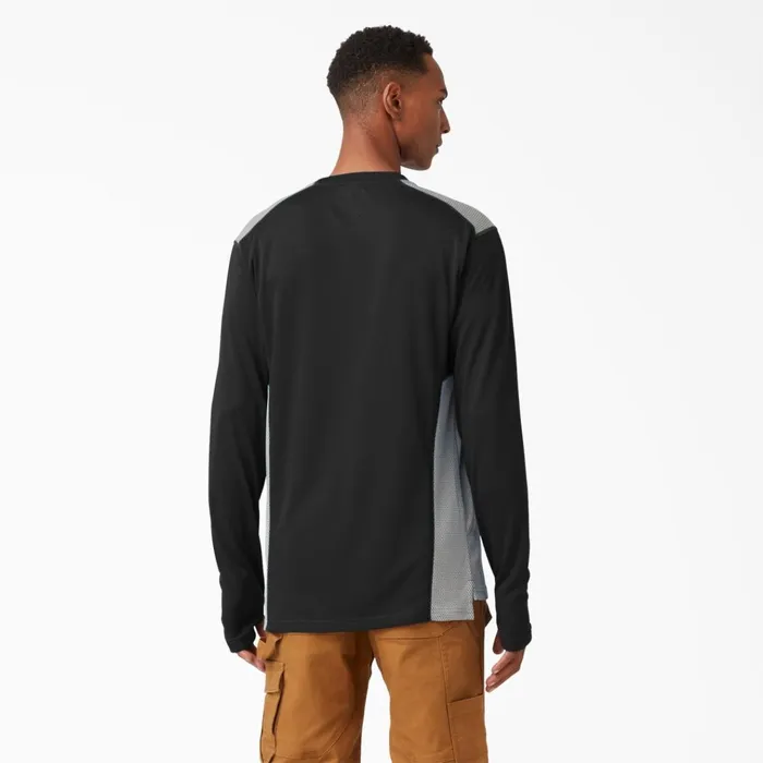 TempiQ 365 Long Sleeve Pocket TShirt Black Black kbk Men Dickies Hi Vis