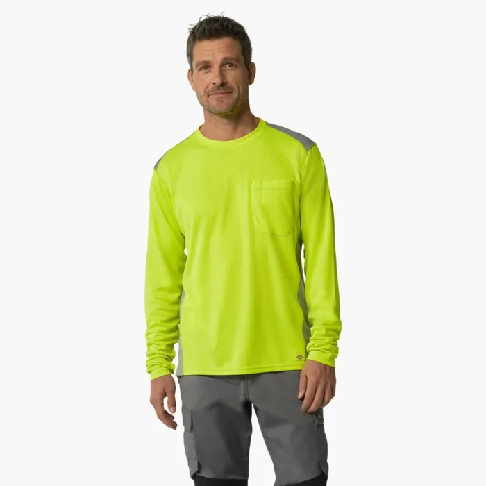 TempiQ 365 Long Sleeve Pocket TShirt Neon Yellow Neon Yellow ew Men Dickies Long Sleeve Work Shirts TempiQ 365 Long Sleeve Pocket TShirt Neon Yellow Neon Yellow ew Men Dickies Long Sleeve Work Shirts