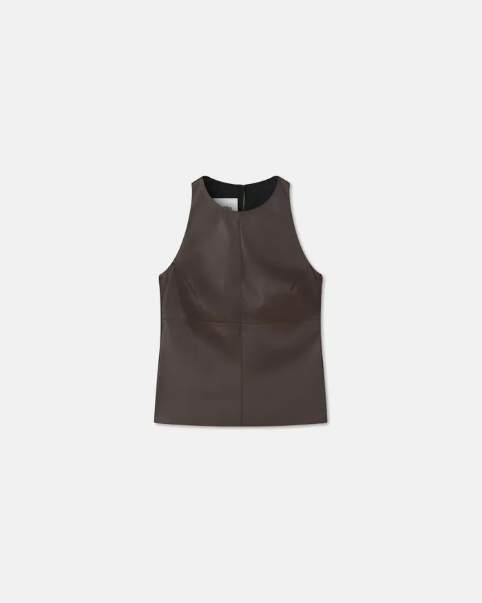 Teza Coffee Ground Women Nanushka Tops Teza Coffee Ground Women Nanushka Tops