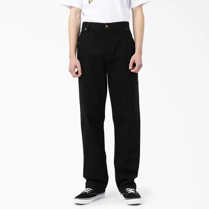 Thomasville Loose Fit Jeans Rinsed Black Rinsed Black rbk Men Dickies Jeans