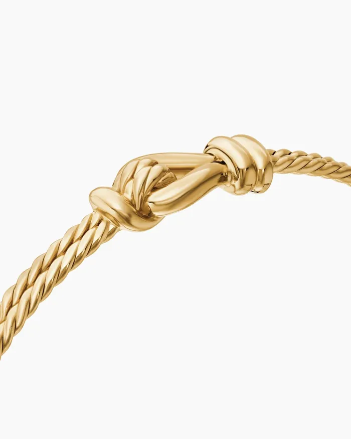 Thoroughbred Loop Bracelet In 18K Yellow Gold 45mm Women David Yurman Bangle Thoroughbred Loop Bracelet In 18K Yellow Gold 45mm Women David Yurman Bangle