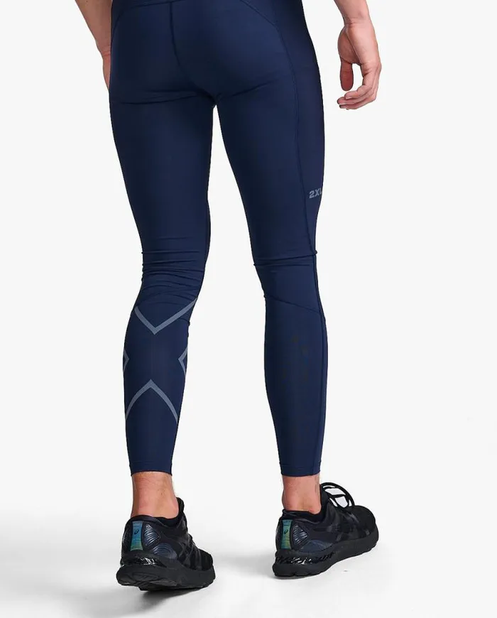 Tights Mens 2XU Aero Compression Tights Midnightmidnight Reflective