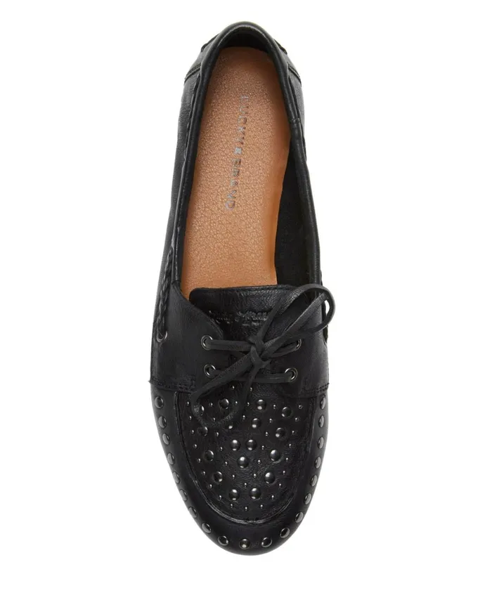 Timini Boat Shoe Black Women Lucky Brand Shoes