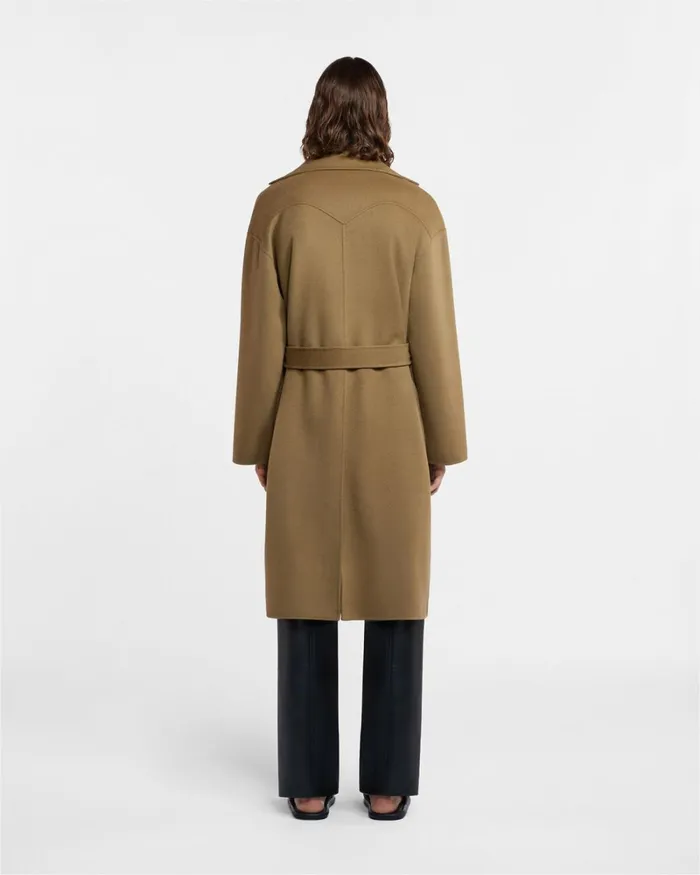 Timo Khaki Double Wool Men Nanushka Outerwear and Jackets Timo Khaki Double Wool Men Nanushka Outerwear and Jackets