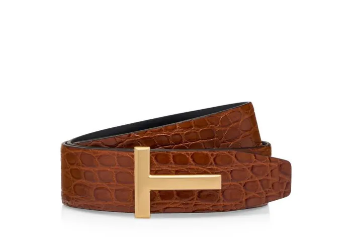 TOM FORD Belts Men CROCODILE T ICON BELT