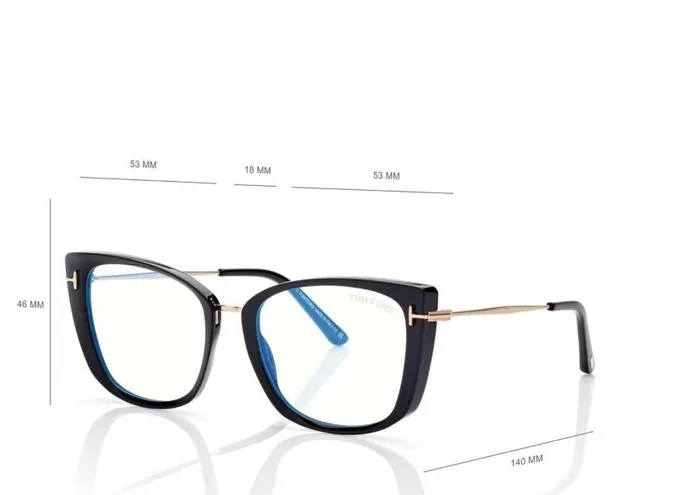 TOM FORD Blue Block Collection Women BLUE BLOCK CAT EYE OPTICALS Black TOM FORD Blue Block Collection Women BLUE BLOCK CAT EYE OPTICALS Black
