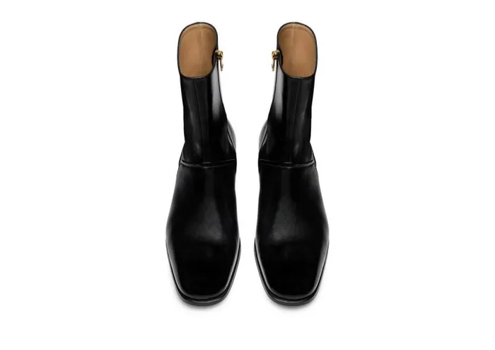 TOM FORD Boots Men LEATHER ALEC ZIP BOOT Black
