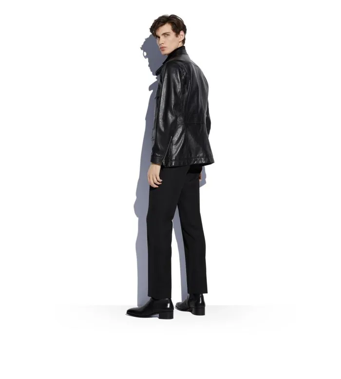 TOM FORD Boots Men LEATHER ALEC ZIP BOOT Black