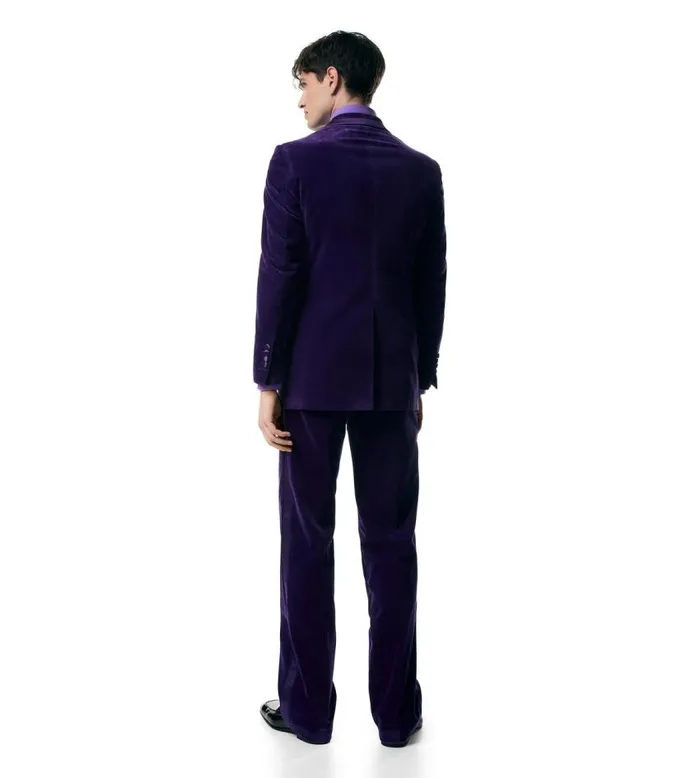 TOM FORD Jackets Men COMPACT LIGHT VELVET ATTICUS COCKTAIL JACKET Iris TOM FORD Jackets Men COMPACT LIGHT VELVET ATTICUS COCKTAIL JACKET Iris