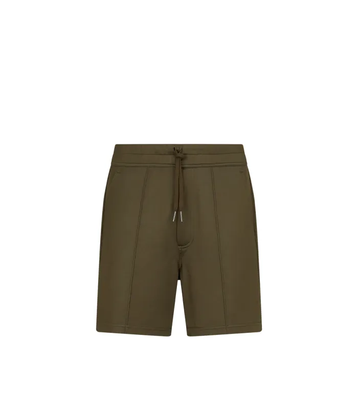 TOM FORD Pants and Shorts Men LUXURY JERSEY SHORTS Dark Olive