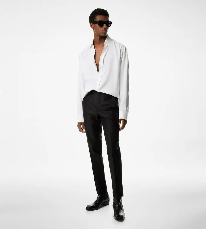 TOM FORD Shirts Men FLUID SILK SLIM FIT SHIRT