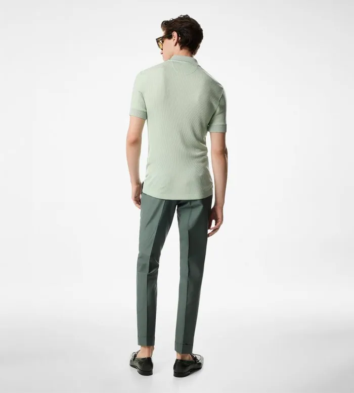 TOM FORD Shirts Men LUSTER VISCOSE RIB POLO