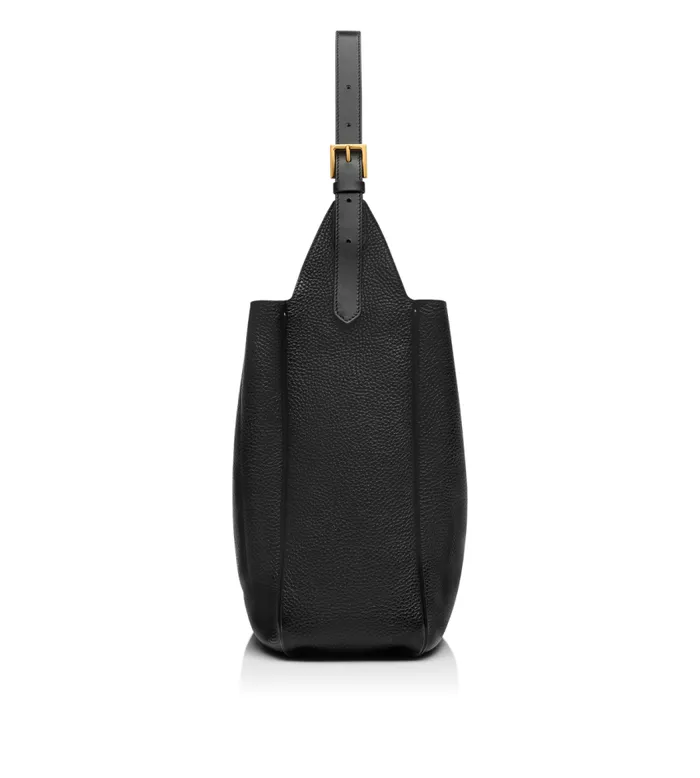 TOM FORD Shoulder Bags Women LEATHER MONARCH LARGE HOBO Black TOM FORD Shoulder Bags Women LEATHER MONARCH LARGE HOBO Black