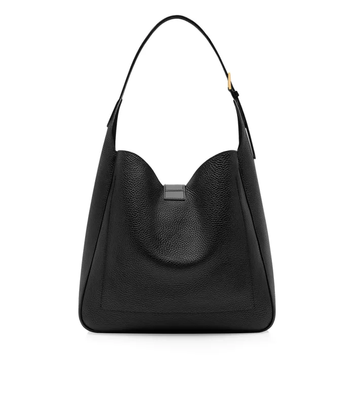TOM FORD Shoulder Bags Women LEATHER MONARCH LARGE HOBO Black TOM FORD Shoulder Bags Women LEATHER MONARCH LARGE HOBO Black