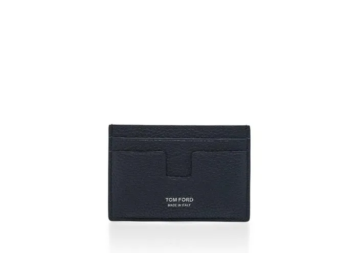 TOM FORD Small Leather Goods Men GRAIN LEATHER CLASSIC CARDHOLDER Midnight Blue TOM FORD Small Leather Goods Men GRAIN LEATHER CLASSIC CARDHOLDER Midnight Blue