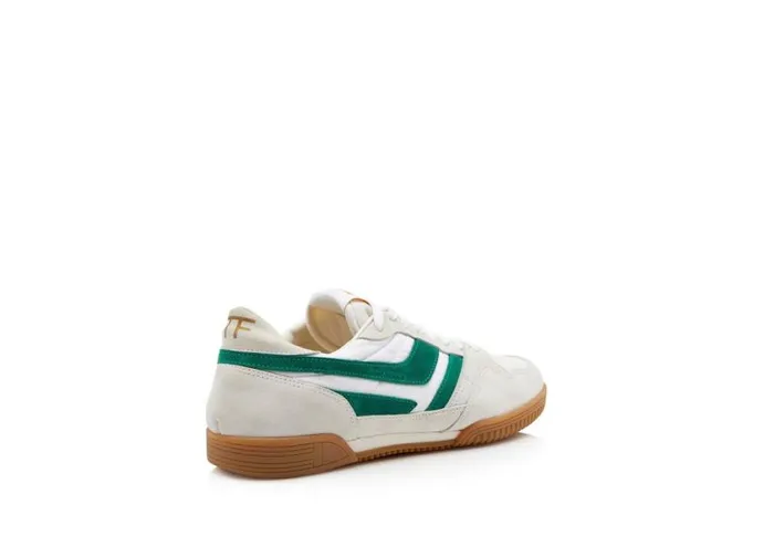 TOM FORD Sneakers Men SUEDE JACKSON SNEAKER Whitegreen Amber