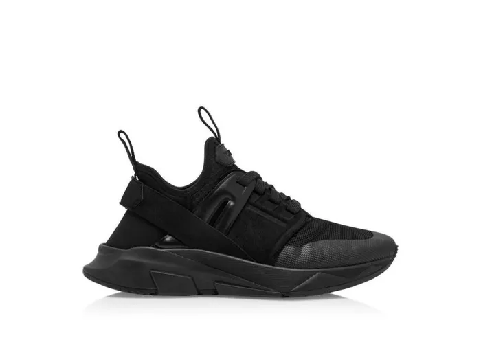 TOM FORD Sneakers Women NYLON MESH JAGO LOW TOP Full Black