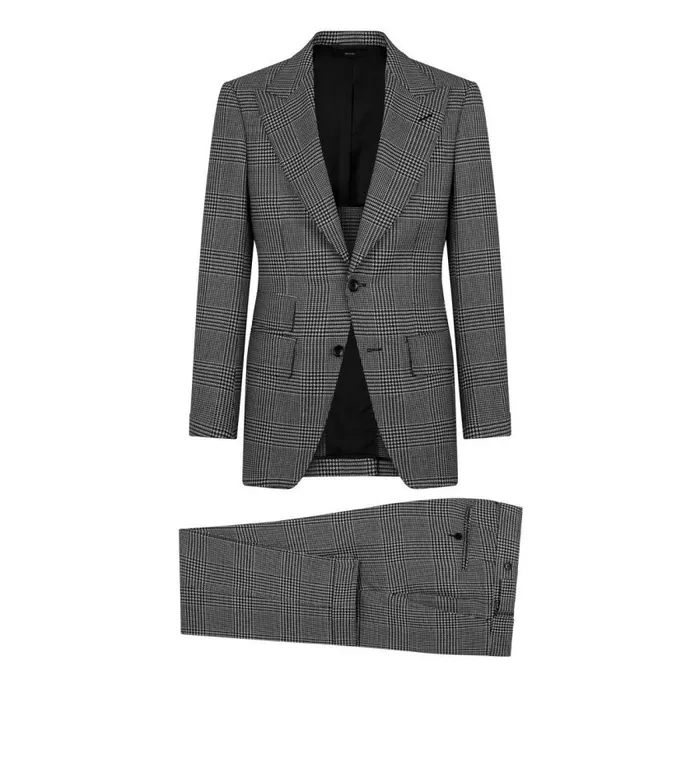 TOM FORD Suits Men MOHAIR SILK ATTICUS SUIT Blackwhite
