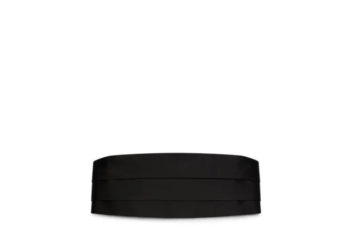 TOM FORD Ties and Bow Ties Men SATIN CUMMERBUND Black