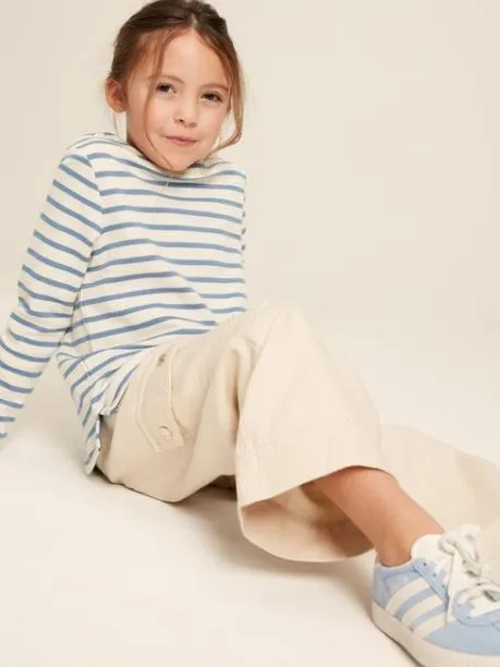 Tops and TShirts Girls Joules Blue Long Sleeve Top
