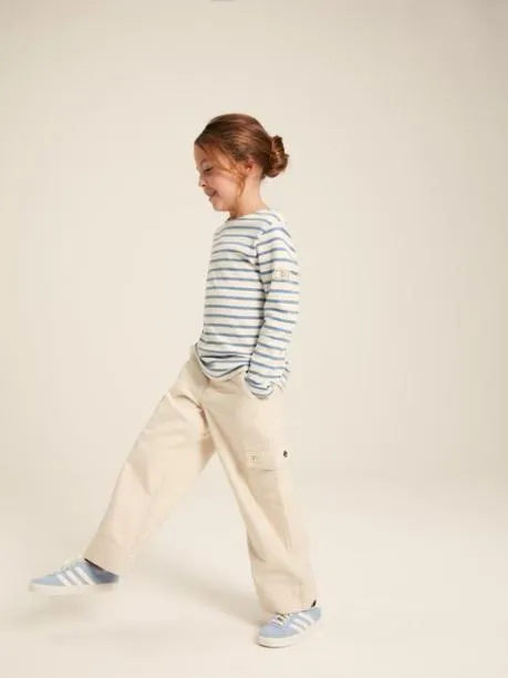 Tops and TShirts Girls Joules Blue Long Sleeve Top