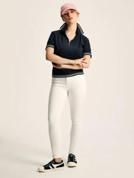 Tops and TShirts Women Joules Navy Towelling TShirt Tops and TShirts Women Joules Navy Towelling TShirt