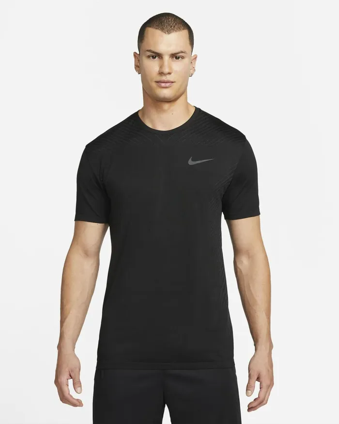 Tops And TShirts Men Nike DriFIT Blackdark Smoke Greydark Grey