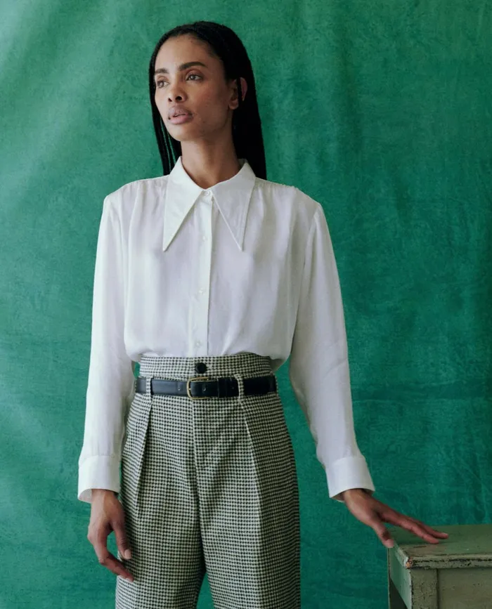 Tops Women The Great The Theater Top White