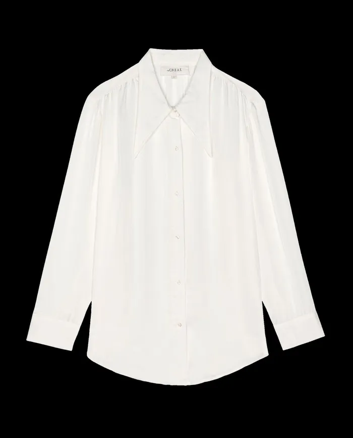 Tops Women The Great The Theater Top White Tops Women The Great The Theater Top White