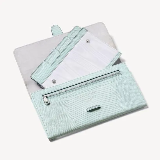 Travel Wallet With Removable Inserts Pool Blue Lizard WomenMen Aspinal Of London Travel Wallets