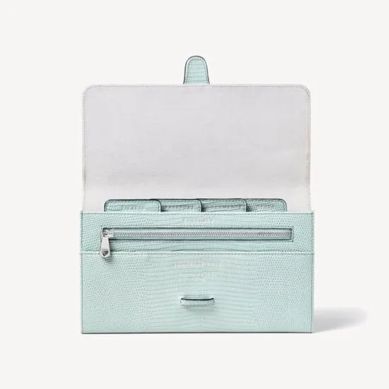 Travel Wallet With Removable Inserts Pool Blue Lizard WomenMen Aspinal Of London Travel Wallets