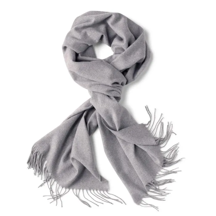 Travel Women Orvis Solid Fringe Scarf Medium Heather Grey