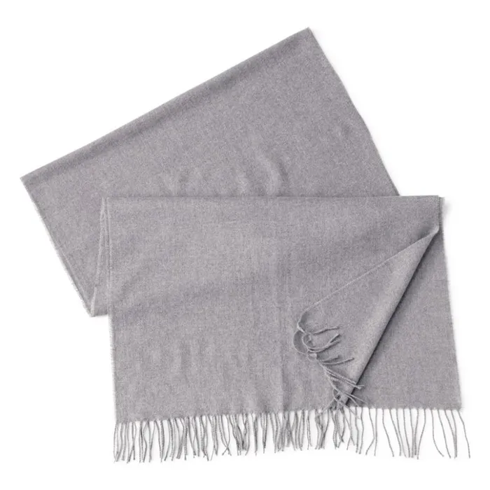 Travel Women Orvis Solid Fringe Scarf Medium Heather Grey