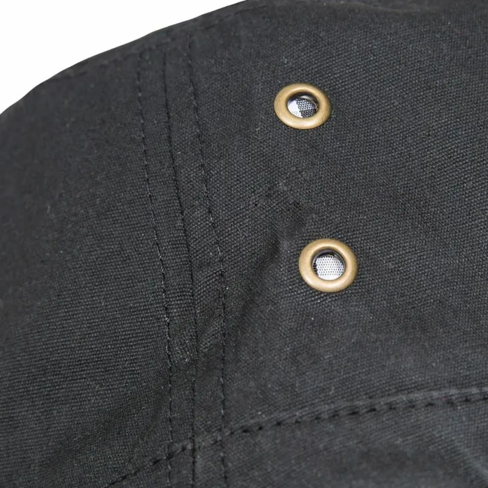 Trespass Adults Bucket Hat Black Inner Check Detail Waxy Black MenWomen Trespass Hats