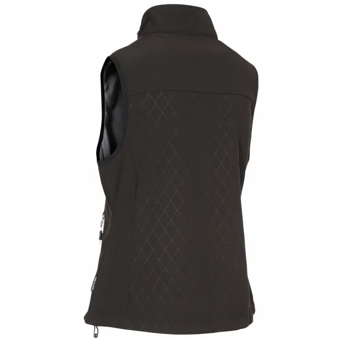 Trespass Gilet Fitted Softshell 2 Zip Pockets Verity Black Women Trespass Softshell Jackets Trespass Gilet Fitted Softshell 2 Zip Pockets Verity Black Women Trespass Softshell Jackets