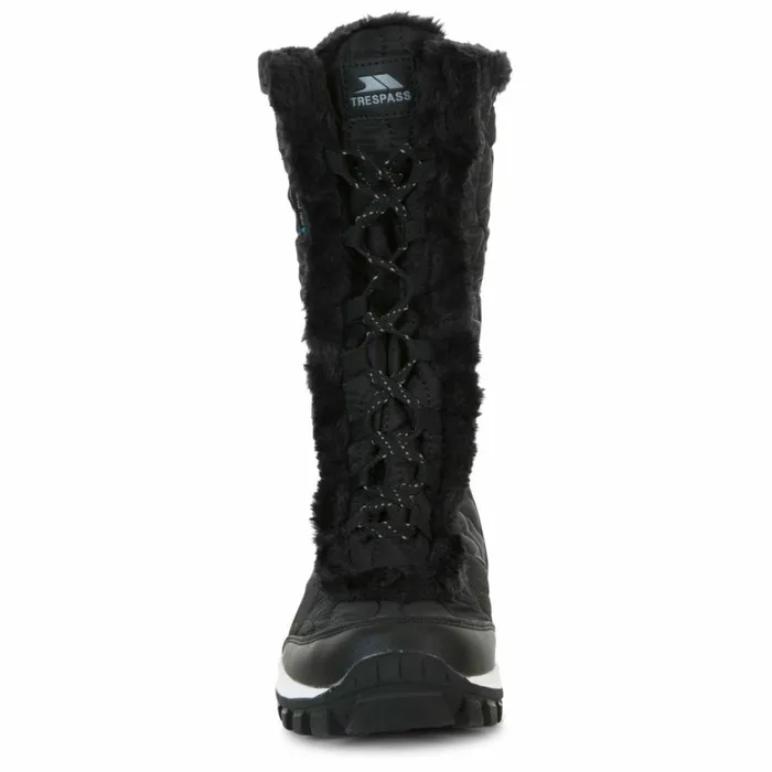 Trespass Snow Boots Waterproof Fleece Lined Coretta II Black Women Trespass Snow Boots Trespass Snow Boots Waterproof Fleece Lined Coretta II Black Women Trespass Snow Boots