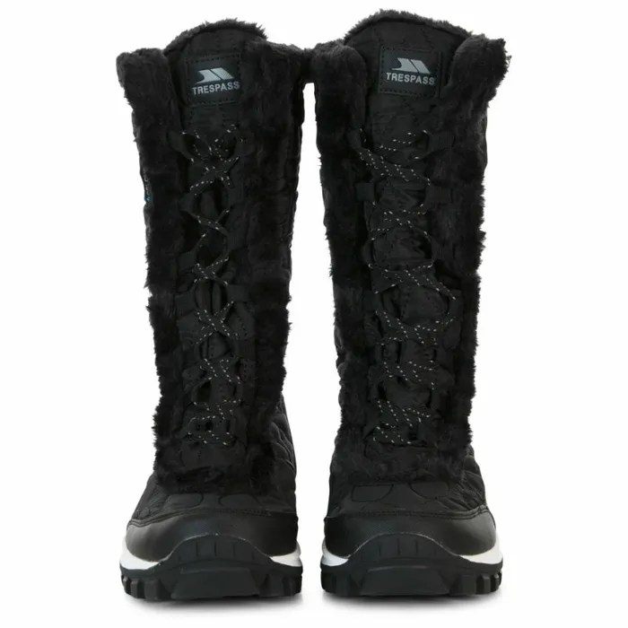 Trespass Snow Boots Waterproof Fleece Lined Coretta II Black Women Trespass Snow Boots Trespass Snow Boots Waterproof Fleece Lined Coretta II Black Women Trespass Snow Boots