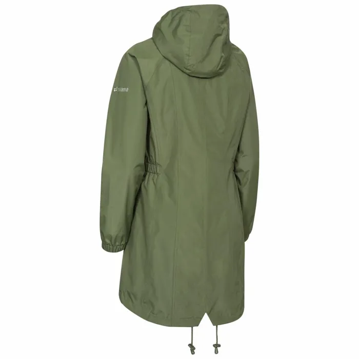 Trespass Waterproof Jacket Long Length Daytrip Moss Women Trespass Parka Coats